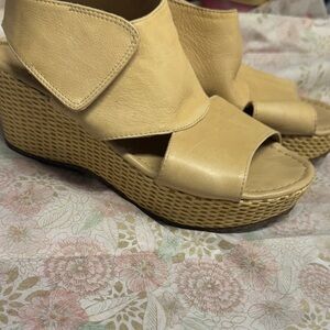 Sheridan Mia  Tan Wedge Sandals